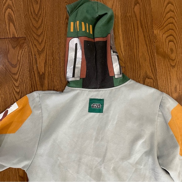 Star Wars Boba Fett Onesie, Mens Sm - Picture 8 of 12